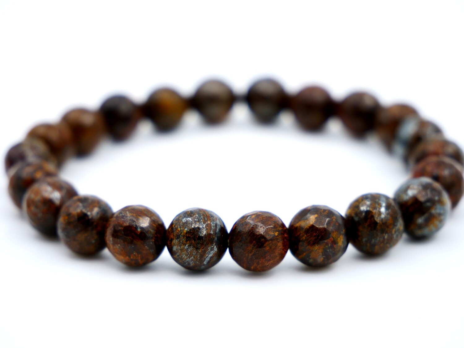 Bronzite Bracelet - 8mm faceted