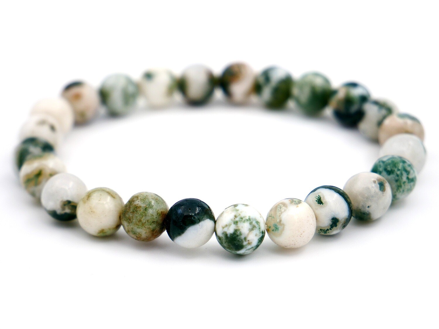 Tree Agate Bracelet - 8mm