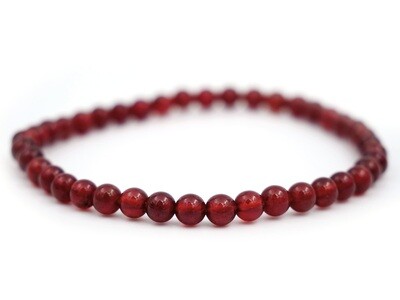 Hessonite Garnet Bracelet - 4mm
