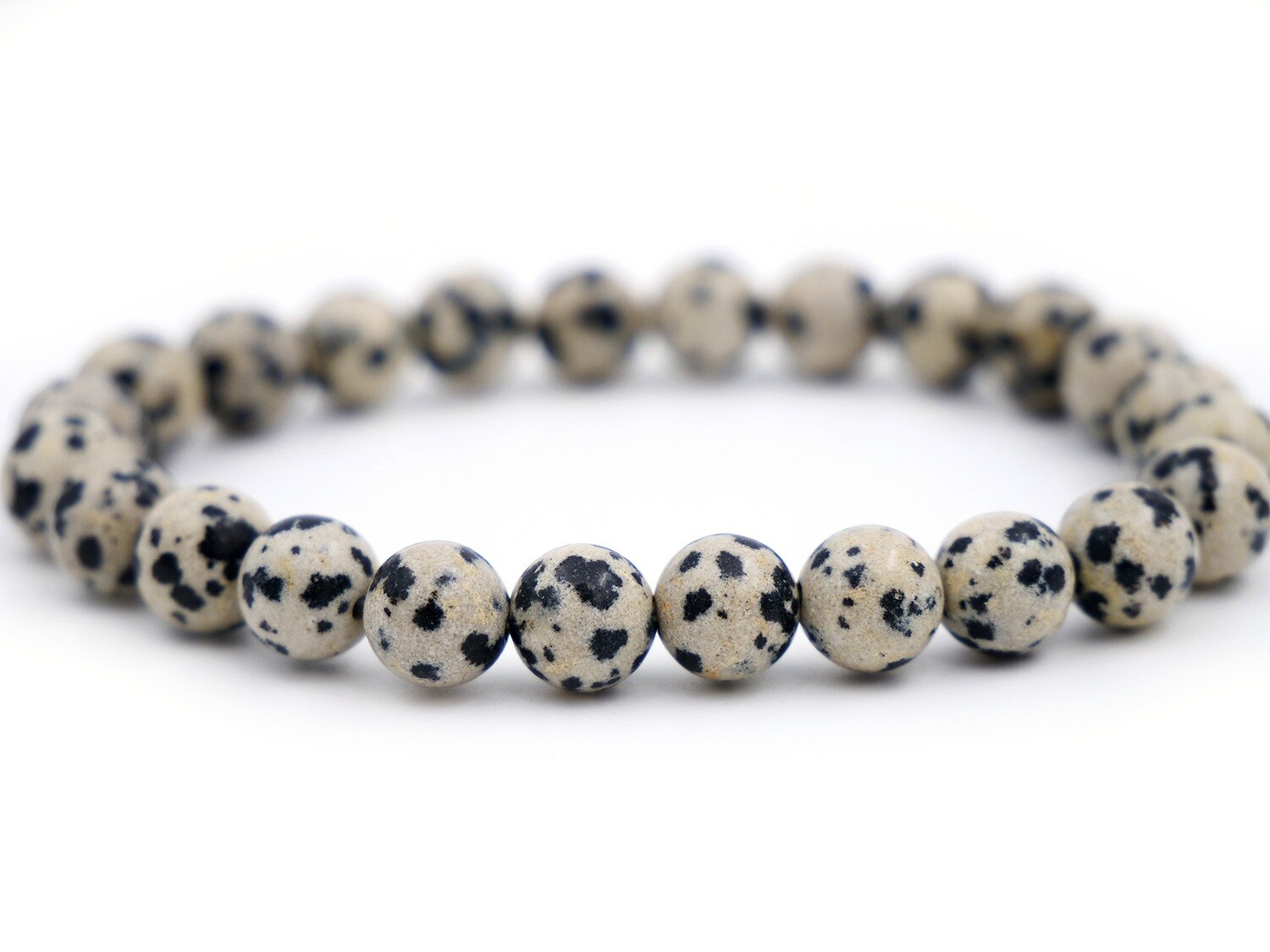 Dalmatian Jasper (Aplite or Porphyrite) Bracelet - 8mm