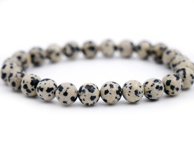 Dalmatian Jasper (Aplite or Porphyrite) Bracelet - 8mm