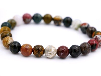 Ocean Jasper Bracelet - 8mm