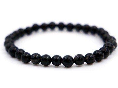 Apache Tear (Smoky Obsidian) Bracelet - 6mm
