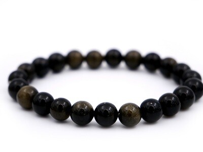 Golden Obsidian Bracelet - 8mm