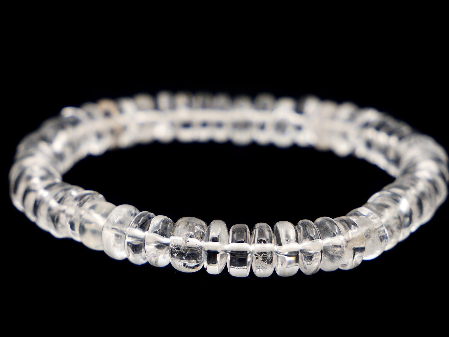 Bracelet en cristal de roche (quartz)