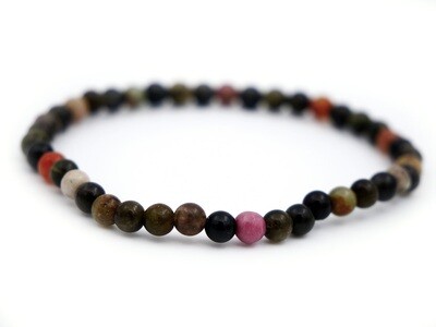 Multicolor Tourmaline Bracelet - 4mm