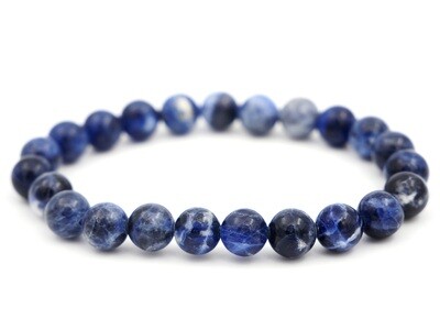 Bracelet en sodalite - 8mm