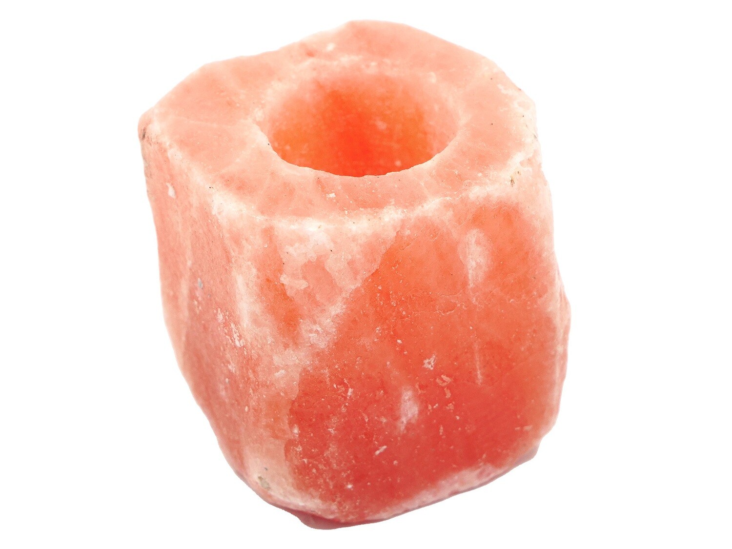 Himalayan salt candleholder - Raw