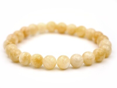 Orange Calcite Bracelet - 8mm