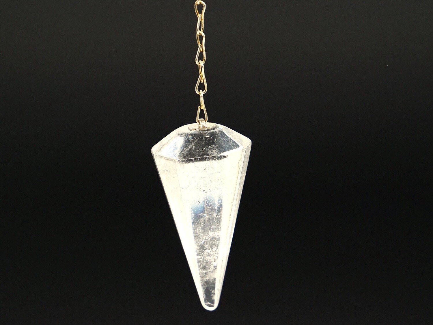 Rock crystal (quartz) - Crystal Pendulum