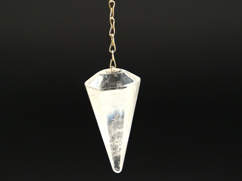 Rock crystal (quartz) - Crystal Pendulum