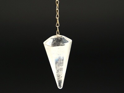 Rock crystal (quartz) - Crystal Pendulum