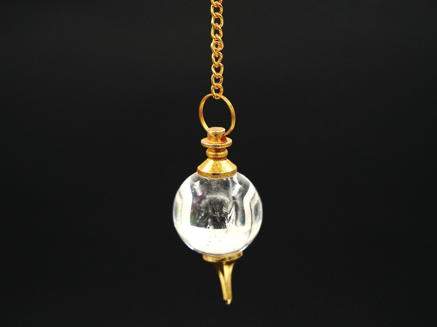Rock crystal (quartz) - Crystal Pendulum