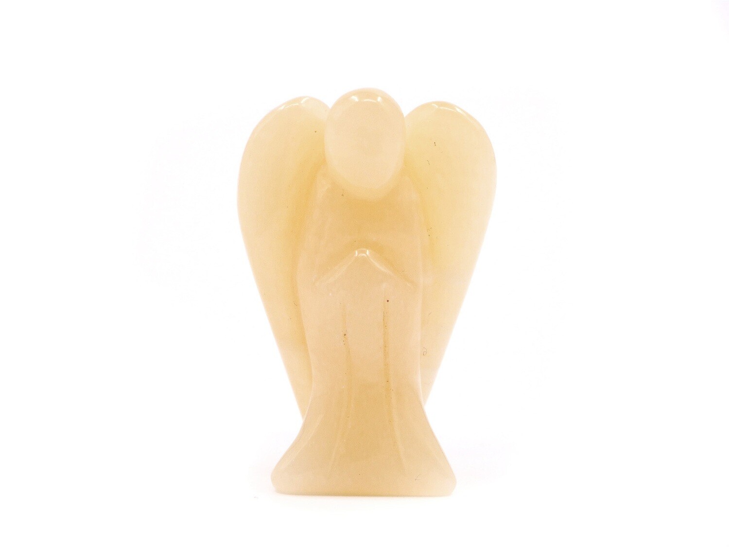 Orange calcite angel