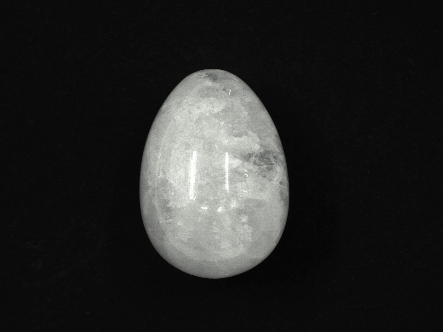 Yoni egg - Rock crystal (quartz) - S