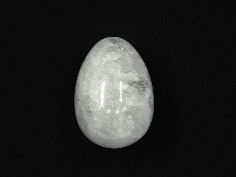 Yoni egg - Rock crystal (quartz) - S