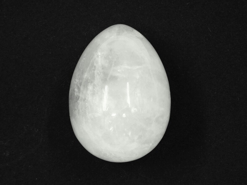 Yoni egg - Rock crystal (quartz) - M
