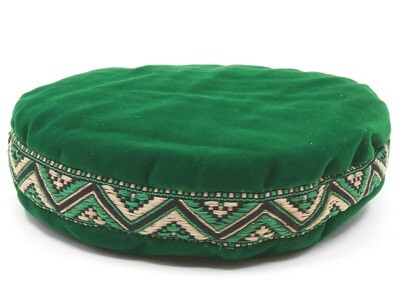 Singing bowl cushion 11 cm green