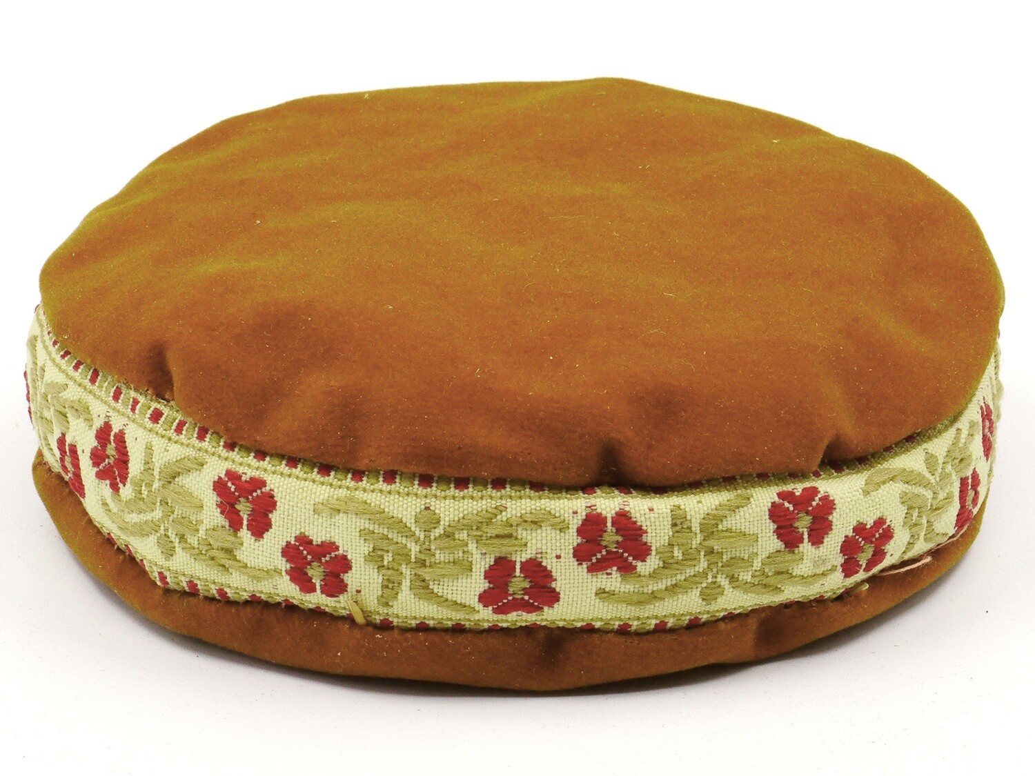 Singing bowl cushion 11 cm orange-brown