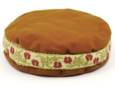 Singing bowl cushion 11 cm orange-brown