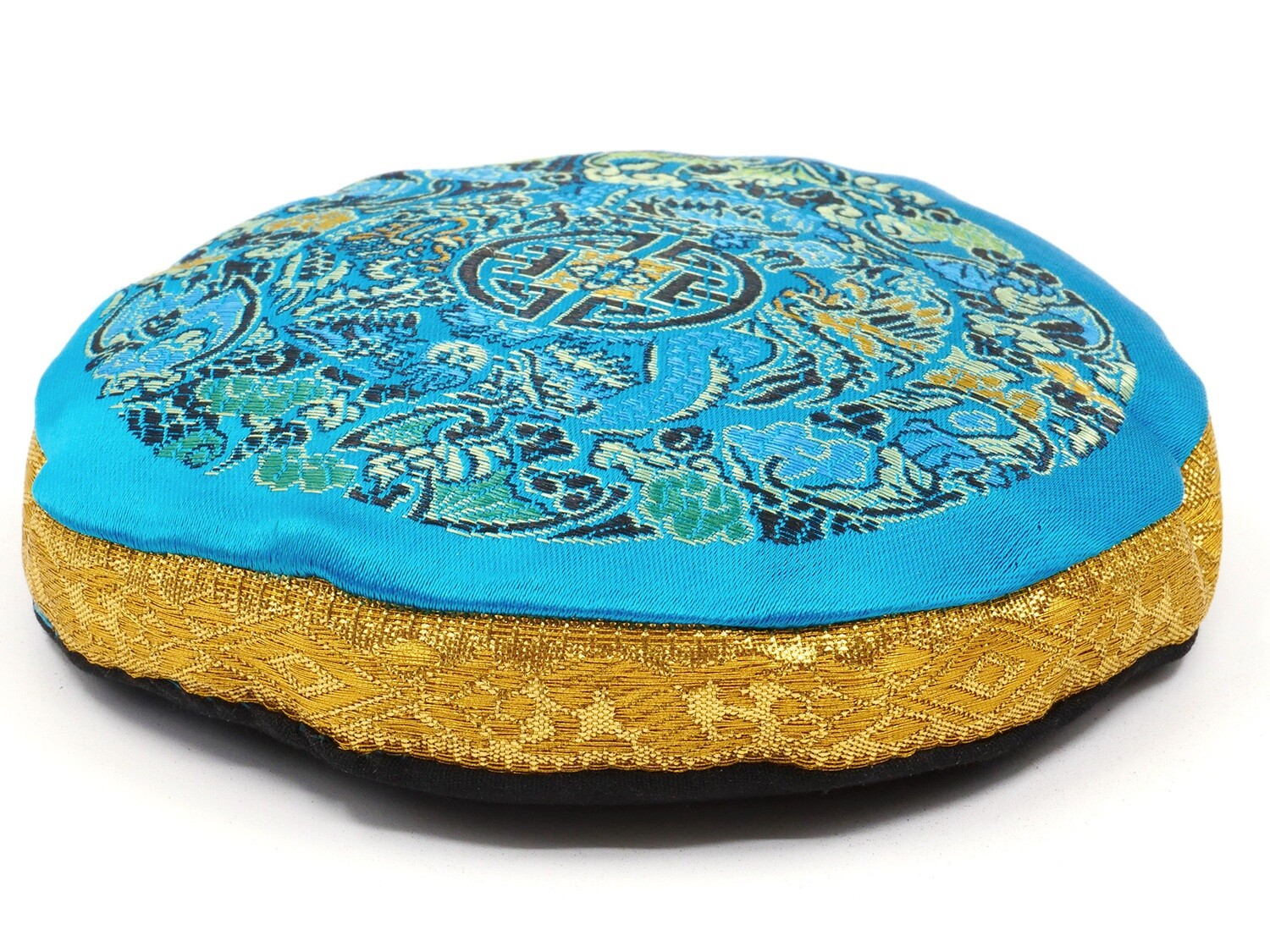Singing bowl cushion 14 cm turquoise