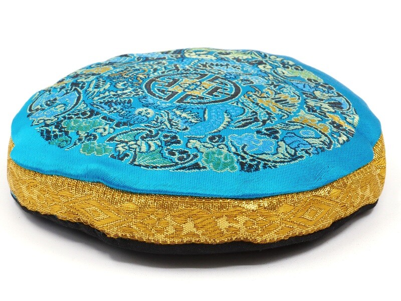 Singing bowl cushion 14 cm turquoise