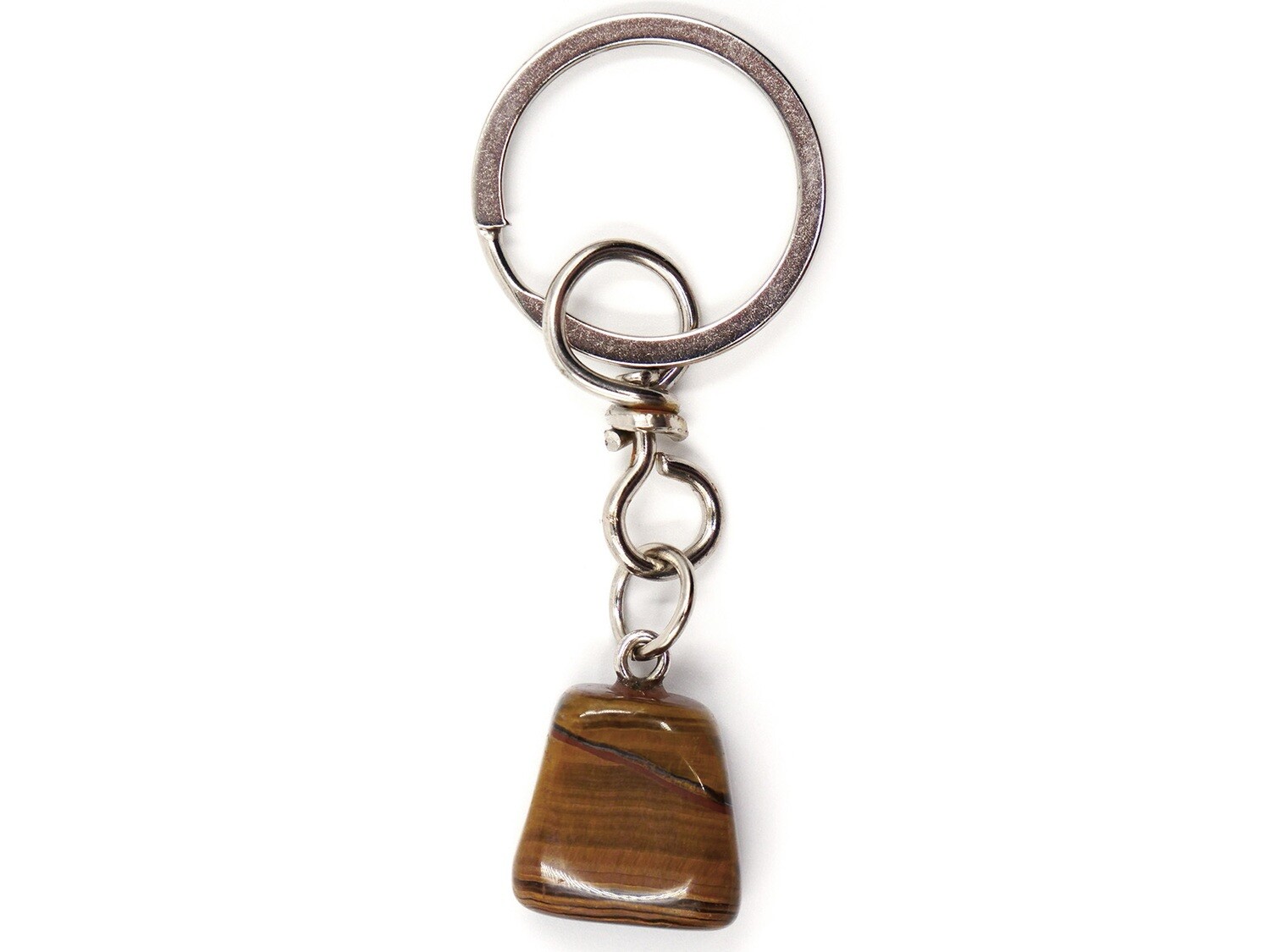 Tiger eye key ring