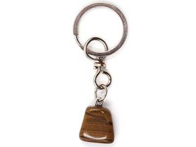 Tiger eye key ring