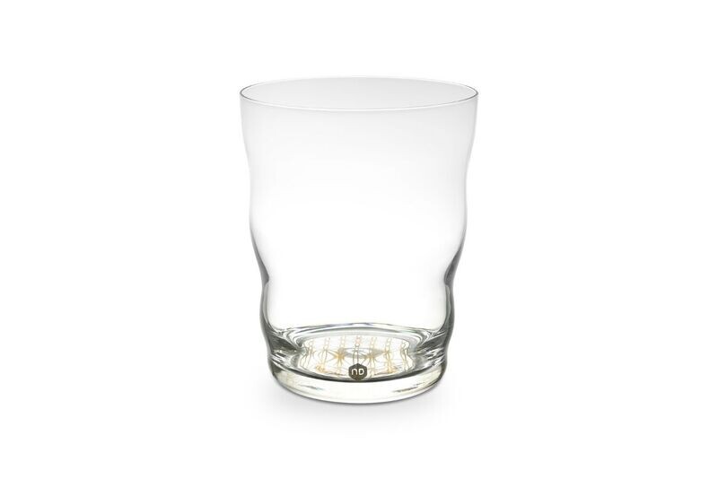 Jasmina Flower of Life Gold 0.3 L Mouth-Blown Drinking Glass