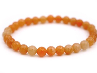 Orange Aventurine Bracelet - 6mm
