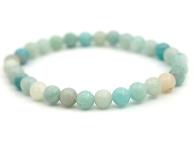 Bracelet en amazonite - 6mm