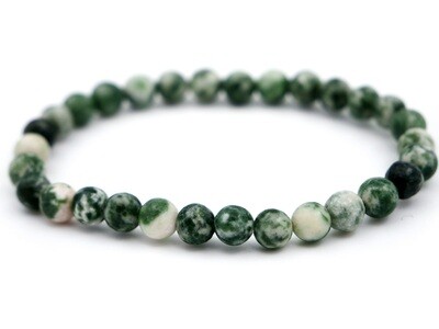 Tree Agate Bracelet - 6mm