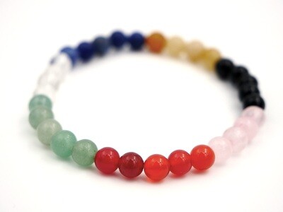 7 Chakras Bracelet - 6mm