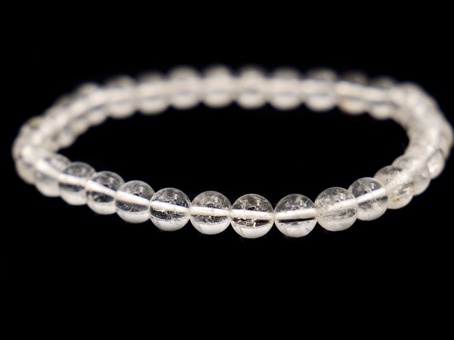 Rock Crystal Bracelet (quartz) - 6mm