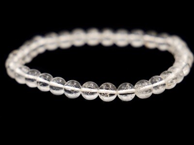 Rock Crystal Bracelet (quartz) - 6mm