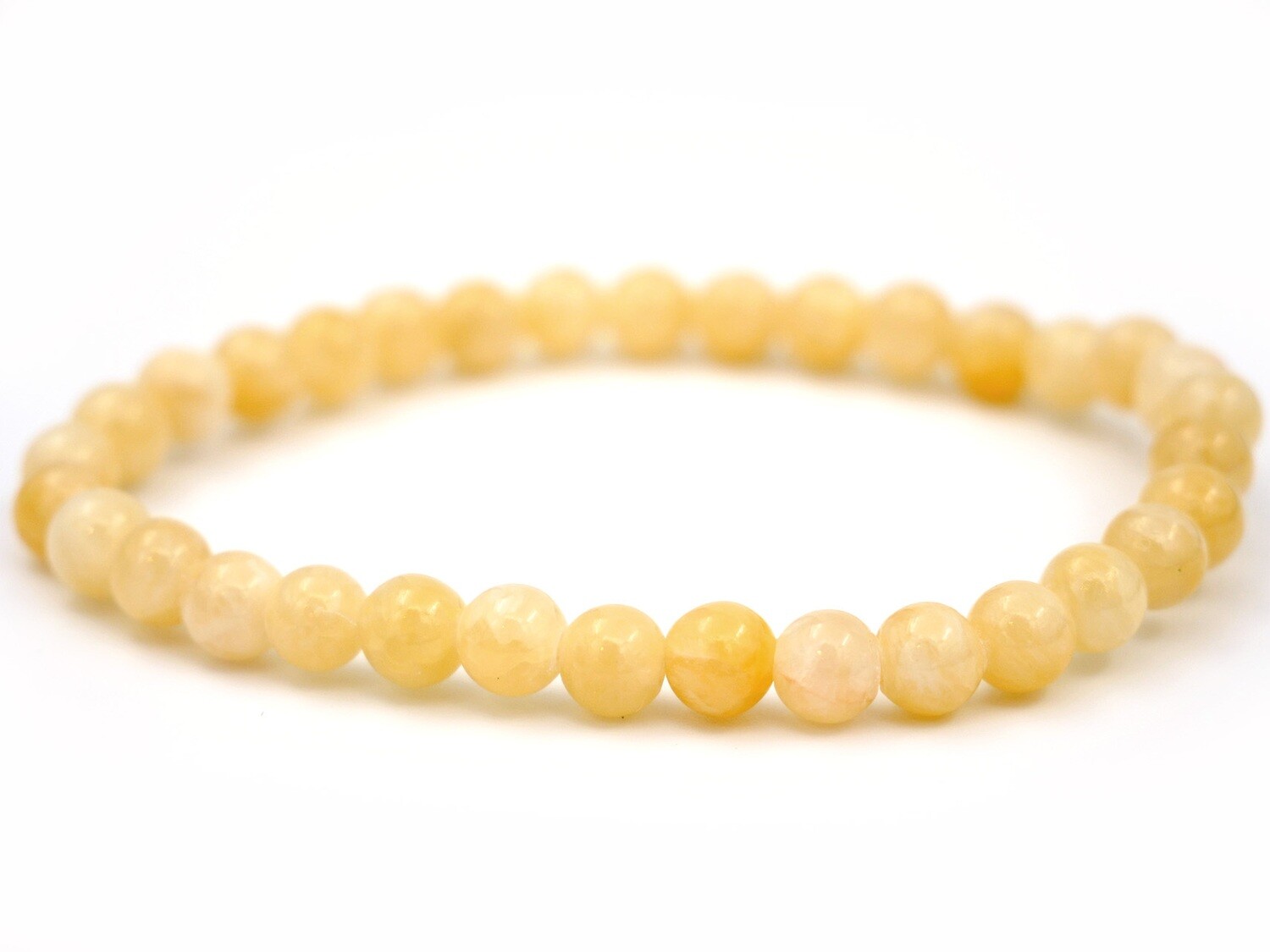 Bracelet en calcite orange - 6mm