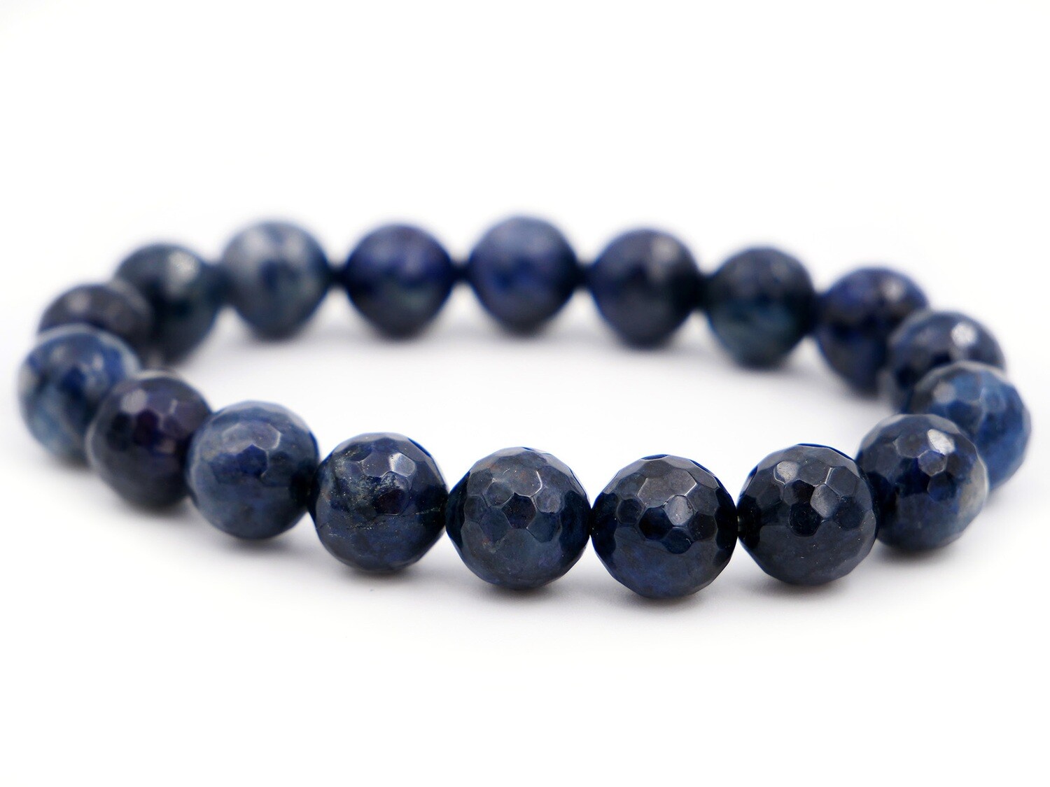 Dumortierite Bracelet - 10mm faceted