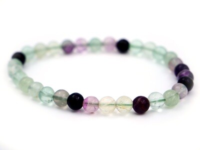 Fluorite Bracelet - 6mm
