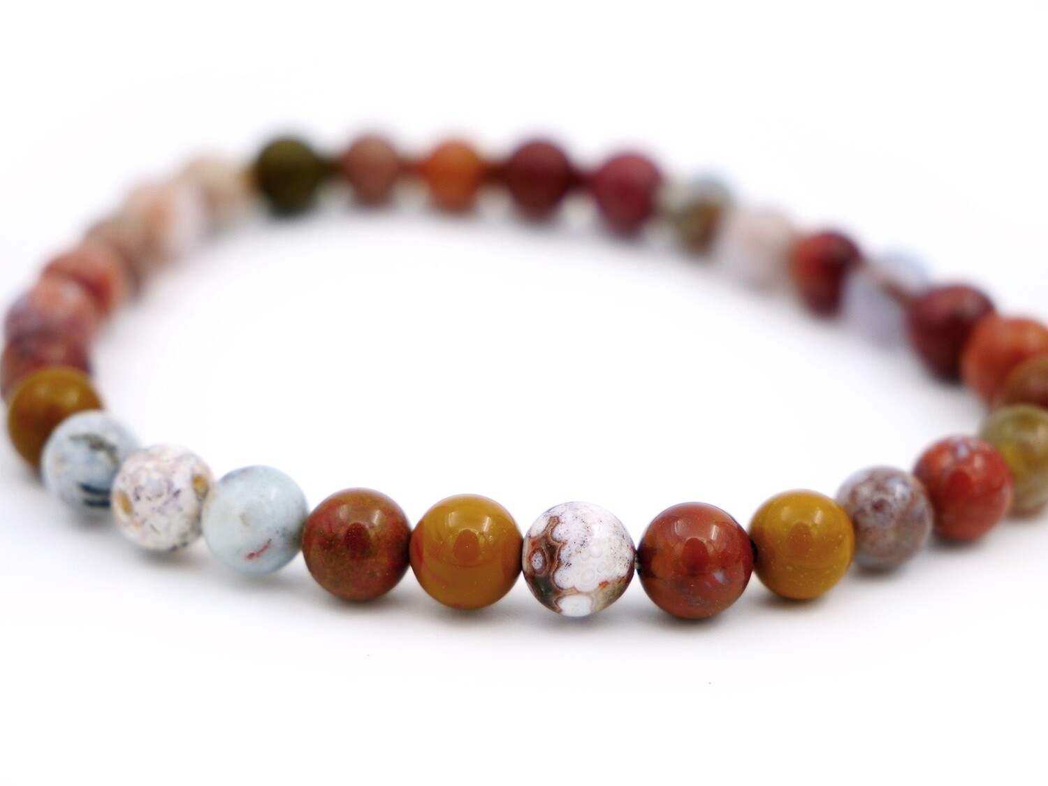 Ocean Jasper Bracelet - 6mm