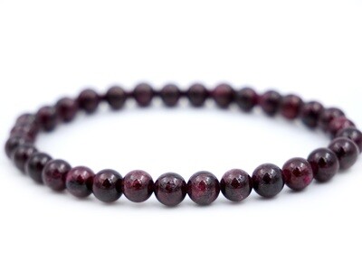 Pyrope Garnet Bracelet - 6mm