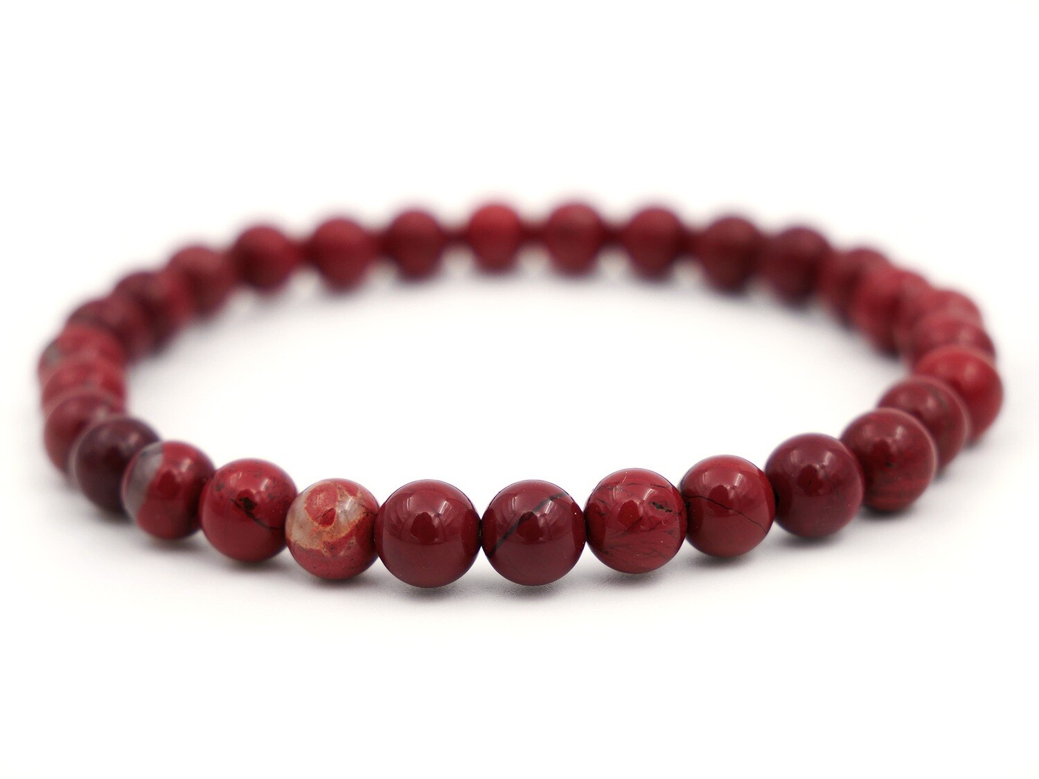 Red Jasper Bracelet - 6mm