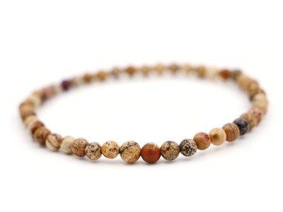 Landscape Jasper (Kalahari) Bracelet - 4mm
