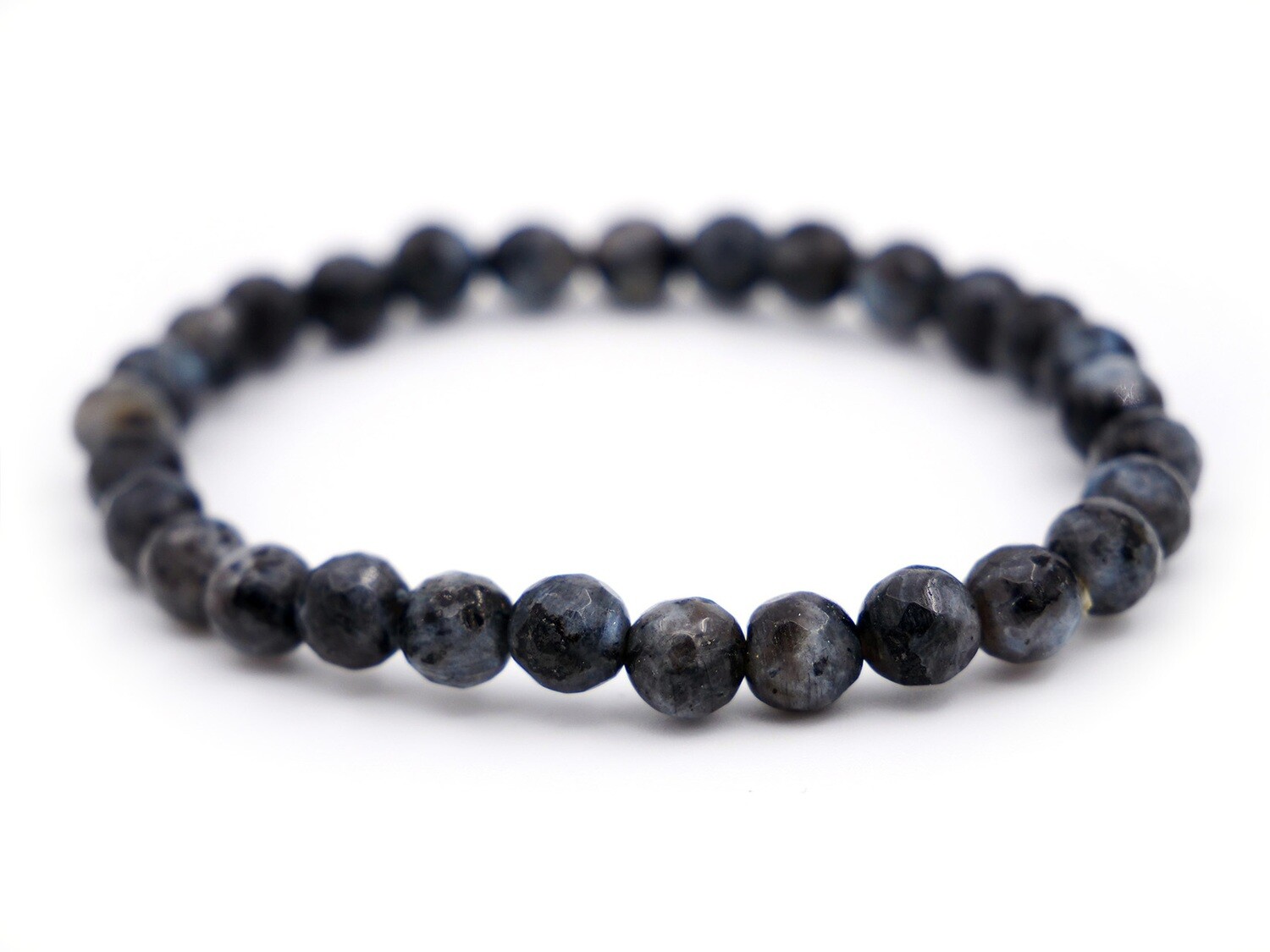 Larvikite Bracelet - 6mm faceted