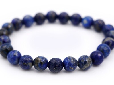 Lapis Lazuli Bracelet - 8mm faceted