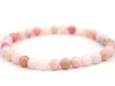 Andean Pink Opal Bracelet - 6mm