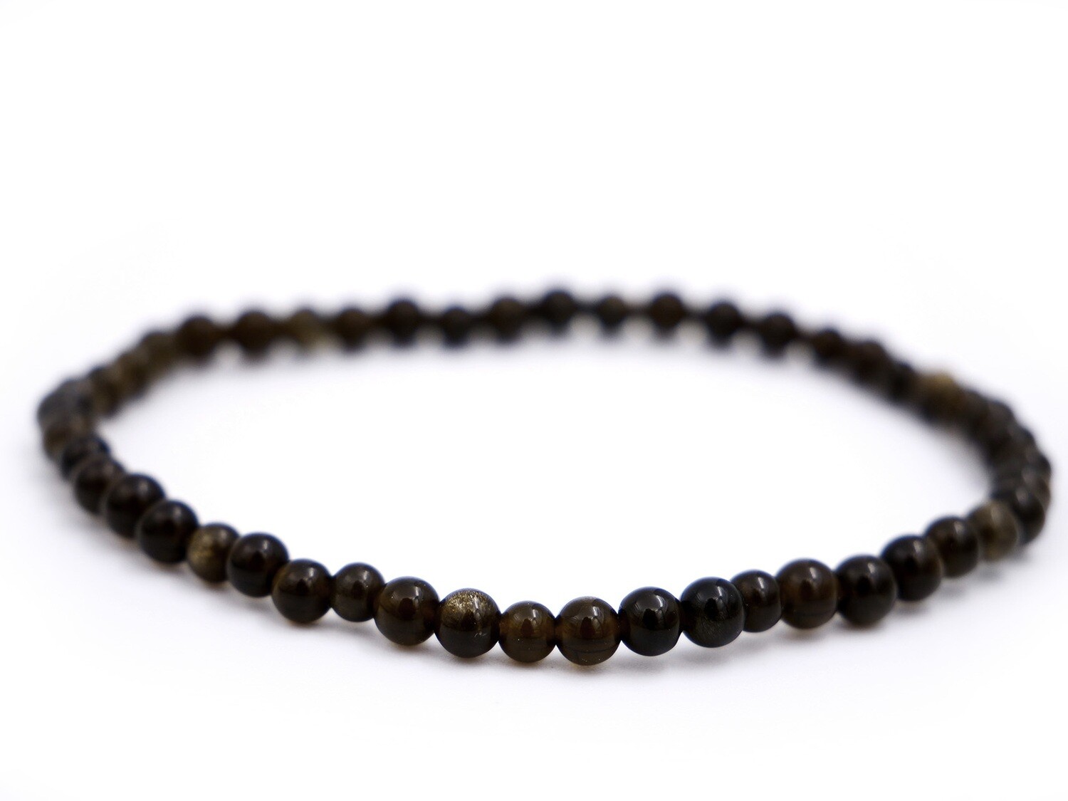 Golden Obsidian Bracelet - 4mm