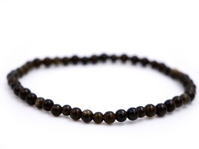 Golden Obsidian Bracelet - 4mm