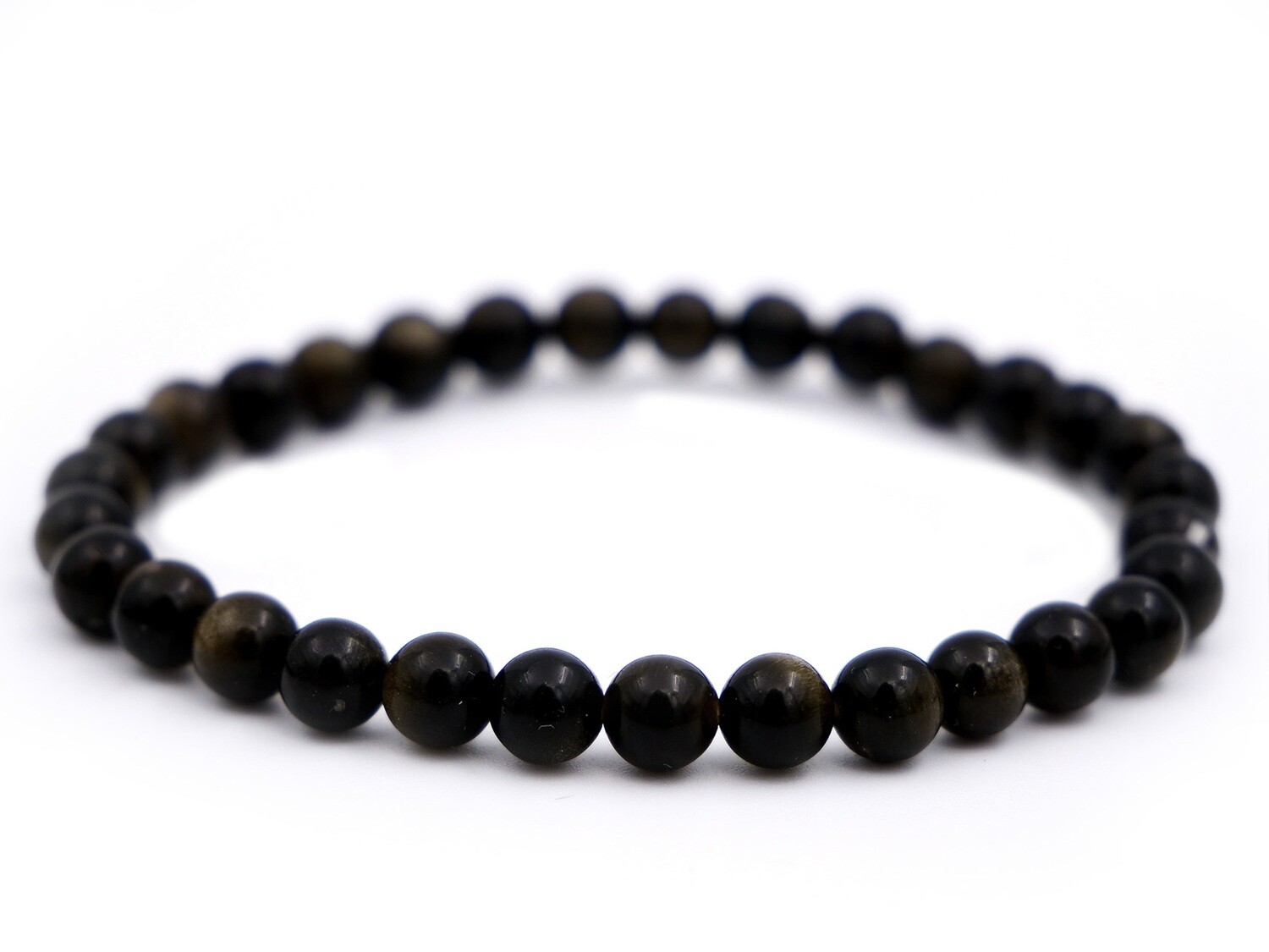Golden Obsidian Bracelet - 6mm