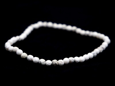 Magnesite Bracelet - 4mm faceted