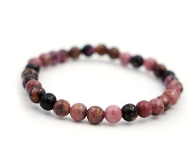 Rhodonite Bracelet - 6mm